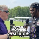 Lamar Jackson: Ravens offense looking ‘explosive’ | Peter King Training Camp Tour 2023 | NFL on NBC