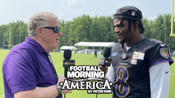 Lamar Jackson: Ravens offense looking ‘explosive’ | Peter King Training Camp Tour 2023 | NFL on NBC