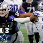Las Vegas Raiders vs. Dallas Cowboys | 2023 Preseason Week 3 Game Highlights
