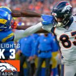 Los Angeles Rams vs. Denver Broncos | 2023 Preseason Week 3 Game Highlights