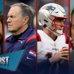 Mac Jones-Bailey Zappe QB competition, Bill Belichick on the hot seat? | NFL | FIRST THINGS FIRST