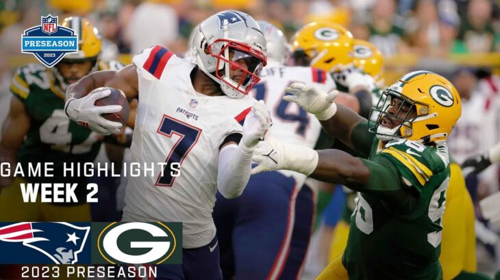 New England Patriots vs. Green Bay Packers | 2023 Preseason Week 2 Game Highlights