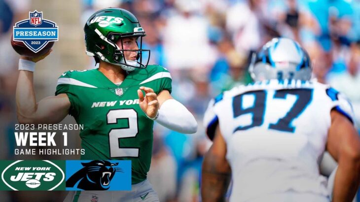 New York Jets vs. Carolina Panthers | 2023 Preseason Week 1 Game Highlights