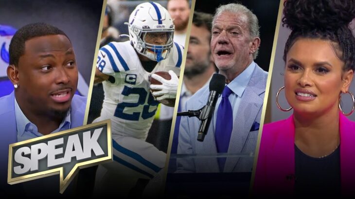 Siding with RB Jonathan Taylor or Jim Irsay, Colts in ongoing situation? | NFL | SPEAK