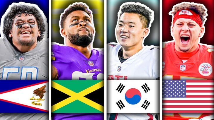 The BEST NFL Player From Each Country In 2023…