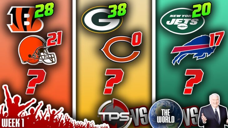 2023 NFL Week 1 PICKS, PREDICTIONS & PRIZES! TPS vs Madden vs THE WORLD!!! (Back by Popular Demand!)