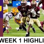 #5 LSU vs #8 Florida State Highlights | College Football Week 1 | 2023 College Football Highlights