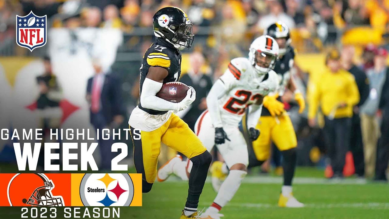 Cleveland Browns Vs Pittsburgh Steelers 2023 Week 2 Game Highlights