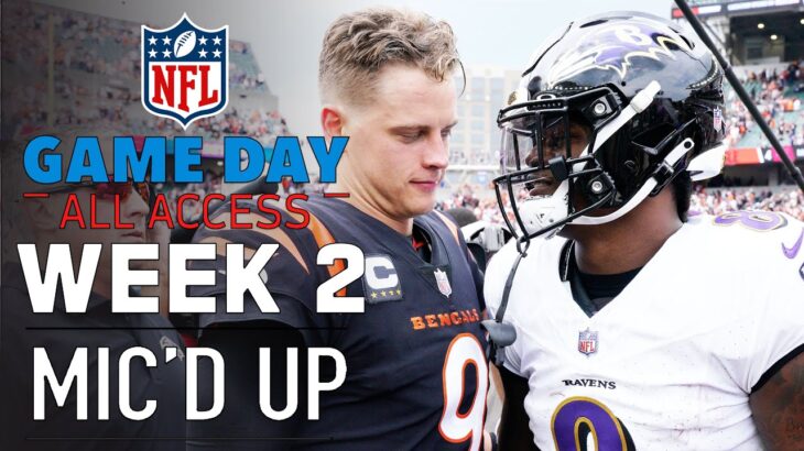 NFL Week 2 Mic’d Up, “you gotta learn how to catch” | Game Day All Access