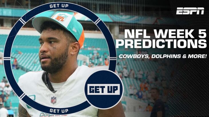NFL Week 4️⃣ Picks: Cowboys bounceback? Dolphins LOSE after scoring 70? 👀 | Get Up YouTube Exclusive