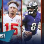 Predictions Week: Mahomes does behind-the-back pass, Ravens miss playoffs | NFL | FIRST THINGS FIRST