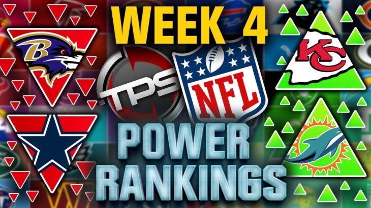 The Official NFL Week 4 Power Rankings 2023…How Far Do the Cowboys Drop? || TPS