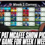 The Pat McAfee Show Picks & Predicts Every Game For NFL’s 2023 Week 1