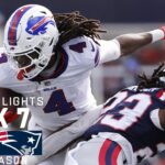 Buffalo Bills vs. New England Patriots | 2023 Week 7 Game Highlights