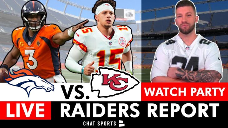 Chiefs vs. Broncos Live Stream Scoreboard, FREE Raiders Report Watch Party | NFL Week 8