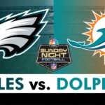 Eagles vs Dolphins Live Streaming Scoreboard, Free Play-By-Play, Highlights, Boxscore SNF NFL Week 7