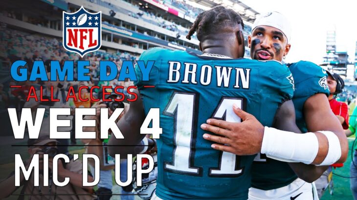 NFL Week 4 Mic’d Up, “my fantasy team is going off right now” | Game Day All Access