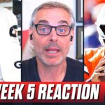 Reaction to Eagles-Rams, Jets-Broncos, Saints-Patriots, Bills-Jaguars | Colin Cowherd NFL