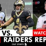 Saints vs. Jaguars Live Stream Scoreboard, Raiders Report TNF | NFL Week 7 Amazon Prime