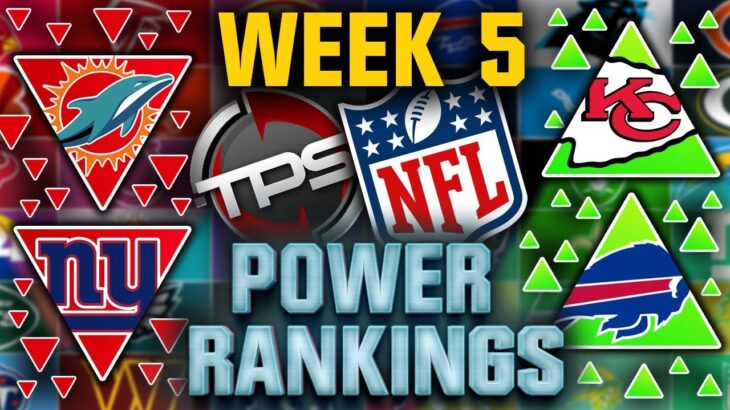 The Official NFL Week 5 Power Rankings 2023…Should the Bears Join the NCAA? || TPS