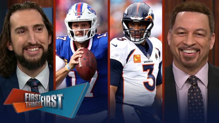 Bills ‘cooked’ after loss vs Broncos, Wilson outplays Allen, BUF fires OC | NFL | FIRST THINGS FIRST