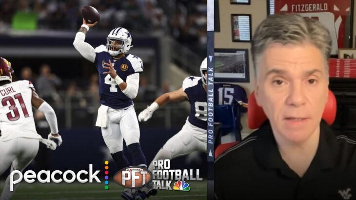 Dak Prescott ‘putting himself into’ MVP conversation – Mike Florio | Pro Football Talk | NFL on NBC