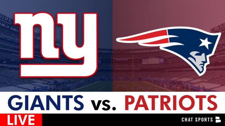 Giants vs. Patriots LIVE Streaming Scoreboard, Free Play-By-Play, Highlights & Stats | NFL Week 12