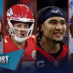 Mahomes reigns supreme, Hurts punished & Stroud ascends Mahomes Mountain | NFL | First Things First