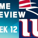 New England Patriots vs. New York Giants | 2023 Week 12 Game Preview