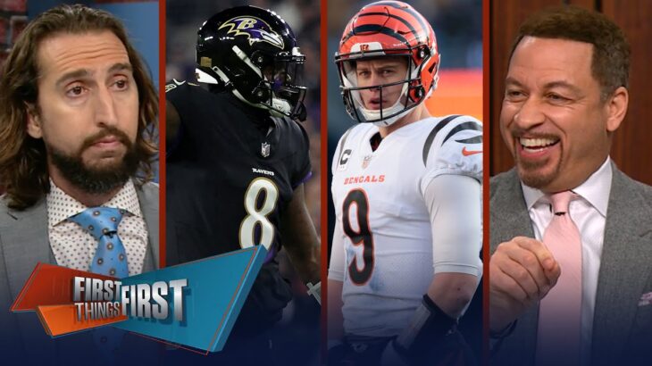 Ravens win, Bengals season ‘officially over’, Burrow & Andrews injured | NFL | FIRST THINGS FIRST