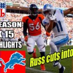 Broncos vs Lions [FULL GAME HIGHLIGHTS] WEEK 15 (12/16/23) | NFL Highlights TODAY 2023