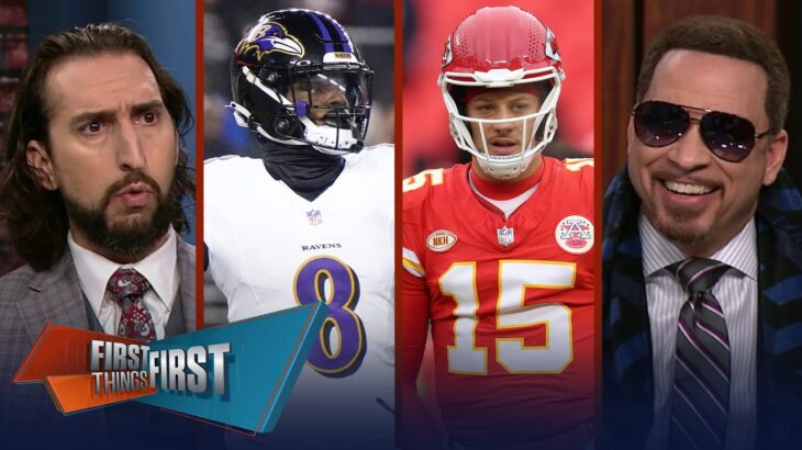Chiefs lose to Raiders, Mahomes optimistic, Ravens roll Purdy & 49ers | NFL | FIRST THINGS FIRST