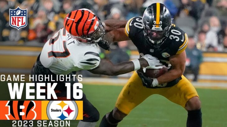 Cincinnati Bengals vs. Pittsburgh Steelers | 2023 Week 16 Game Highlights