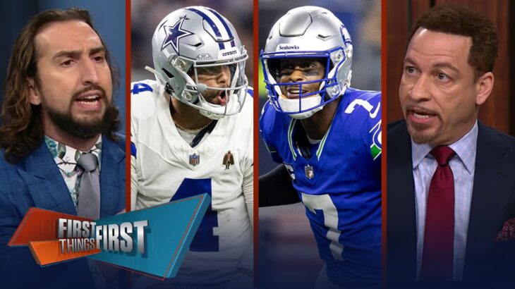 Cowboys clip Seahawks: Dak is Nick’s current MVP & Brou gives ‘BAD’ grade | NFL | FIRST THINGS FIRST