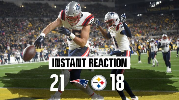 INSTANT REACTION: Patriots pull out the surprising win on Thursday Night Football vs. the Steelers