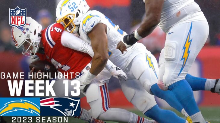 Los Angeles Chargers vs. New England Patriots Game Highlights | NFL 2023 Week 13