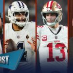 Mahomes replaced, Purdy propped up & Dak Prescott tops Mahomes Mountain | NFL | FIRST THINGS FIRST