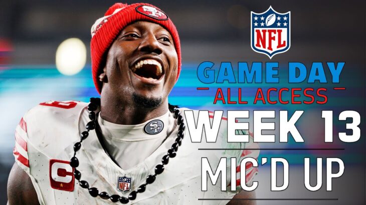 NFL Week 13 Mic’d Up, “why do I feel like you would like anime” | Game Day All Access