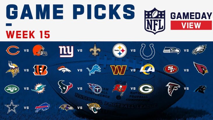 NFL Week 15 Game Picks
