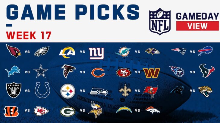 NFL Week 17 Game Picks