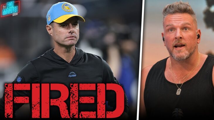 Pat McAfee Reacts LIVE To Brandon Staley Getting Fired After One Of NFL’s Biggest Blow-Out Loss