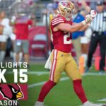 San Francisco 49ers vs. Arizona Cardinals Game Highlights | NFL 2023 Week 15