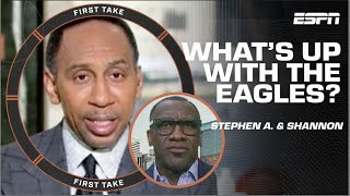 Stephen A. Smith & Shannon Sharpe learned THIS about the Eagles 🦅 | First Take