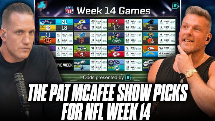 The Pat McAfee Show Picks & Predicts Every Game For NFL’s 2023 Week 14