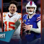 Chiefs advance to AFC Title Game, Bills lose, Mahomes outduels Allen | NFL | FIRST THINGS FIRST