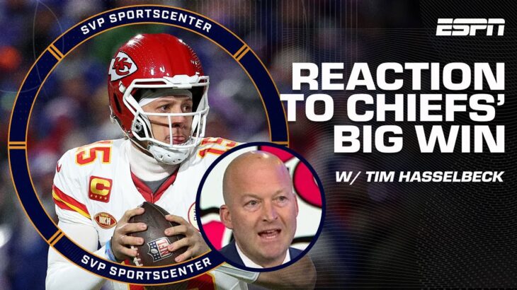 FULL REACTION to Kansas City Chiefs advancing to AFC Championship 🏆 w/ Tim Hasselbeck | SC with SVP