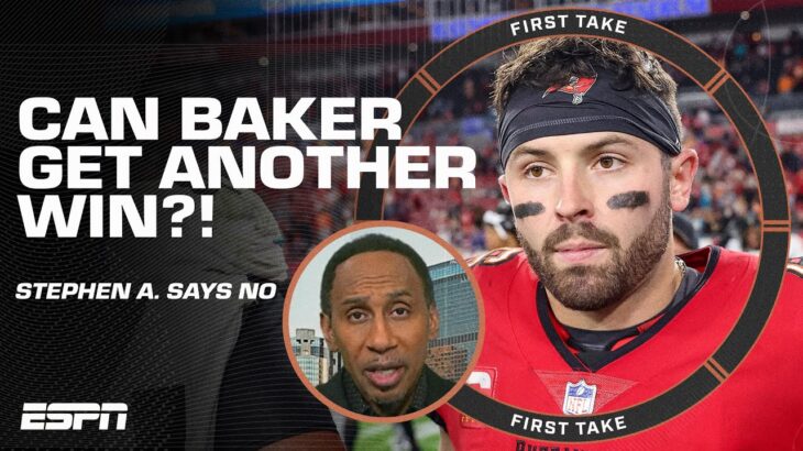 HELL NO ‼️ Why Stephen A. can’t see Baker Mayfield & the Bucs defeating the Lions | First Take