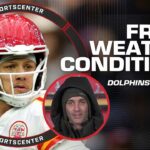 Jeff Darlington: Dolphins vs. Chiefs is going to feel like an ungodly -30 degrees! 🥶 | SportsCenter