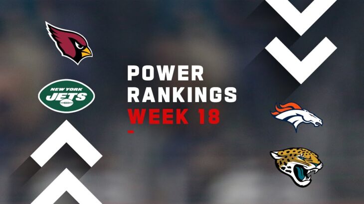 NFL Week 18 Power Rankings