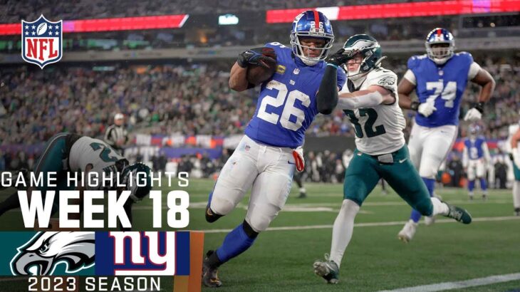 Philadelphia Eagles vs. New York Giants – Highlights | 2023 Regular Season Week 18